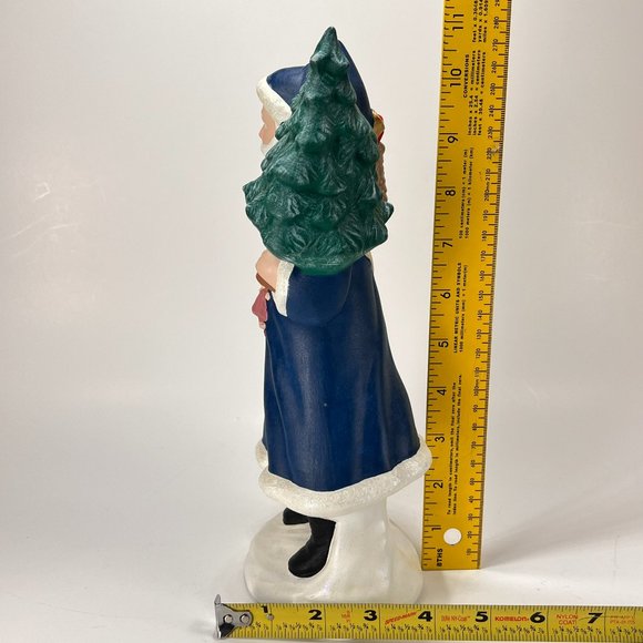 Vtg Old World Santa Claus Provincial Mold Hand Painted Ceramic Christmas 90s - Picture 14 of 15